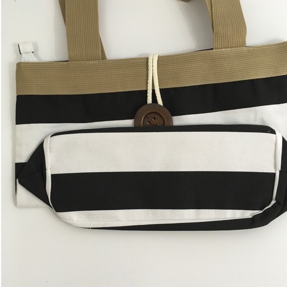 Large Roomy Canvas Tote. NWT - Picture 3 of 6